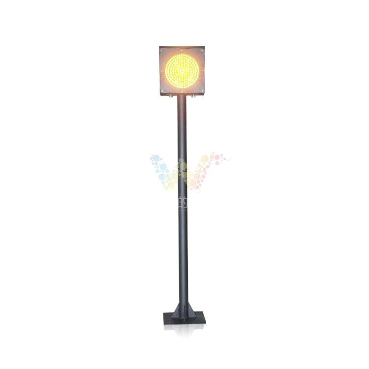 New 200mm Toll Station Warning Signal Pole LED Traffic Light