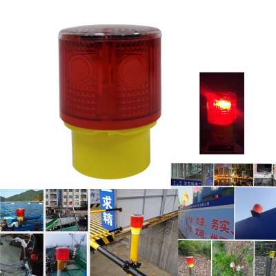 Waterproof Solar Powered Construction Pier Jetty Quay Safety Flashing Strobe Beacon Light