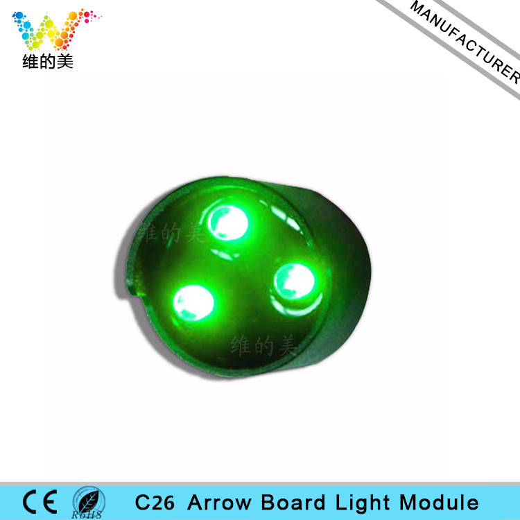 C26 3G Waterproof LED Arrow Board Sign Pixel Cluster Module