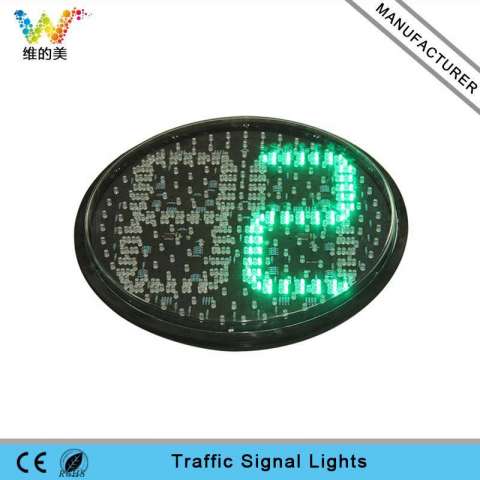 High Brightness 400mm Red Yellow Green Countdown Timer Traffic Light