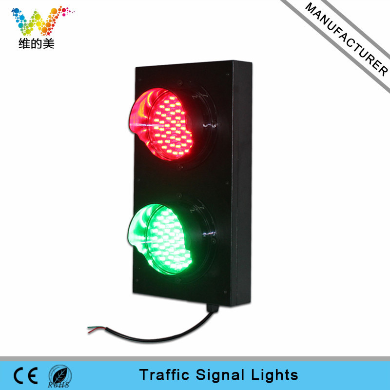 Factory Price Red Green LED Light 125mm Traffic Signal Light