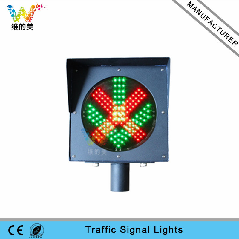 Toll Station Red Cross Green Arrow Traffic LED Signal Light