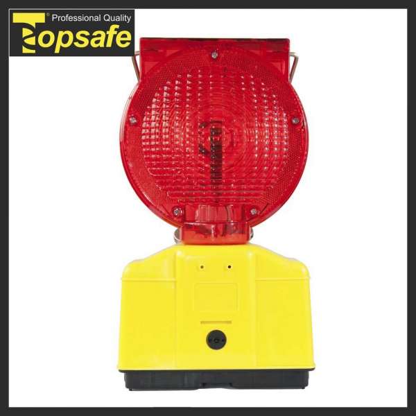 Flashing 2PCS Super Bright LED Yellow Solar Flashing Warning Light