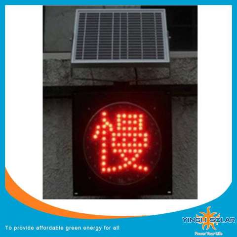 Green Energy Solar Traffic Warning Light