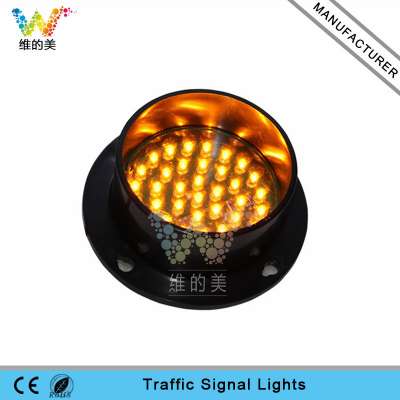 Customized Epistar LED 100mm Yellow Flashing Traffic Signal Light